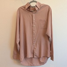 Geoffrey Beene Classic Fit Wrinkle Free Button Down Shirt Size L
