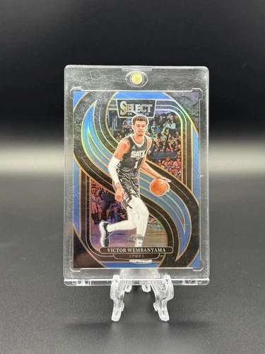 2024-25 Panini Select Premier Level Victor Wembanyama 102 Light Blue Prizm /299