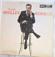 SHELLEY BERMAN: "Inside Shelley Berman" Comedy Vinyl LP - 1959 - Verve Records