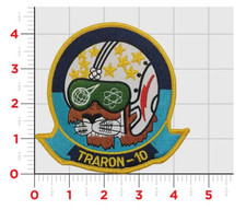 PARCHE BORDADO NAVY VT-10 GATOS CÓSMICOS CON GANCHO Y BUCLE
