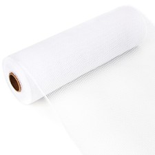 White Mesh Ribbon for Wreath10 inch x 30 feet10Yard Christmas Ribbon for Wrea...
