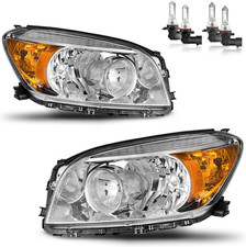 Halogen Headlights for 2006-2007 2008 Toyota RAV4 Headlights Assembly with Hig