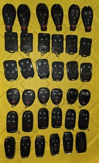 USED KEYFOBS LOT OF 36 GM RAM DODGE FORD ETC