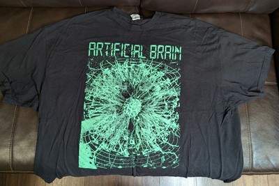 Artificial Brain Shirt 4XL XXXXL DEATH METAL GRINDCORE BLACK FREE SHIPPING 