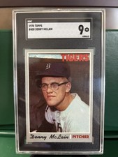 1970 Topps Denny McClain SGC 9 Mint #400 Tigers Cy Young MVP