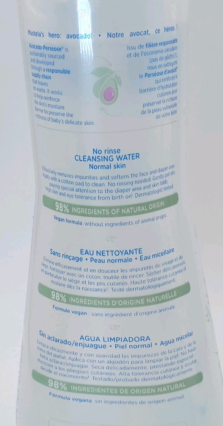 Mustela No-Rinse Cleansing Water & Lotion Combo 10 fl.oz.  Baby Shampoo & Soap