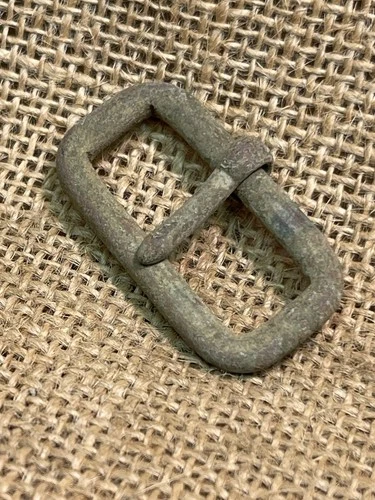 Dug Civil War Brass Square Buckle Likely For A Confederate Sling Or Haversack