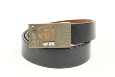 Louis Vuitton 90/36 Black x Silver Outline LV Shadow Belt 52lv218s LV Shadow 40mm Reversible Belt Monogram Shadow - Men  main image 3