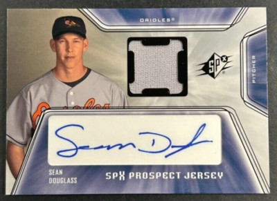 2001 SPx - Sean Douglas #137 Baltimore Orioles - RC Patch AUTO