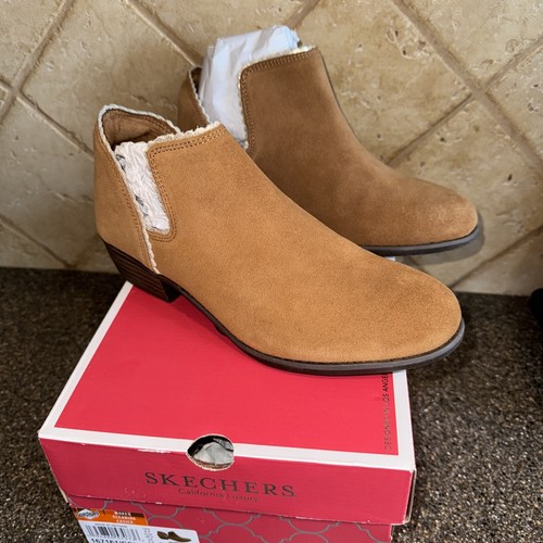 Skechers Texas Midwest Shine Damen-Stiefeletten kastanienbraun Damengröße 8,5