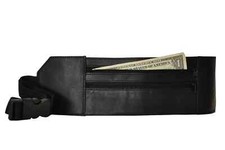 Genuine Leather ULTRA SLIM Fanny Pack Under/Over Wear- NEW