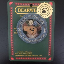 Boyds Bears  Friends Bearwear Collection Pin MS. LUVSABUNCH Travelin  Retired
