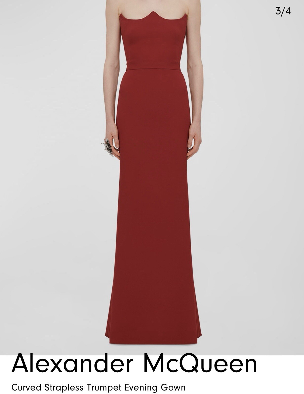 Alexander Mcqueen Trumpet Gown eBay