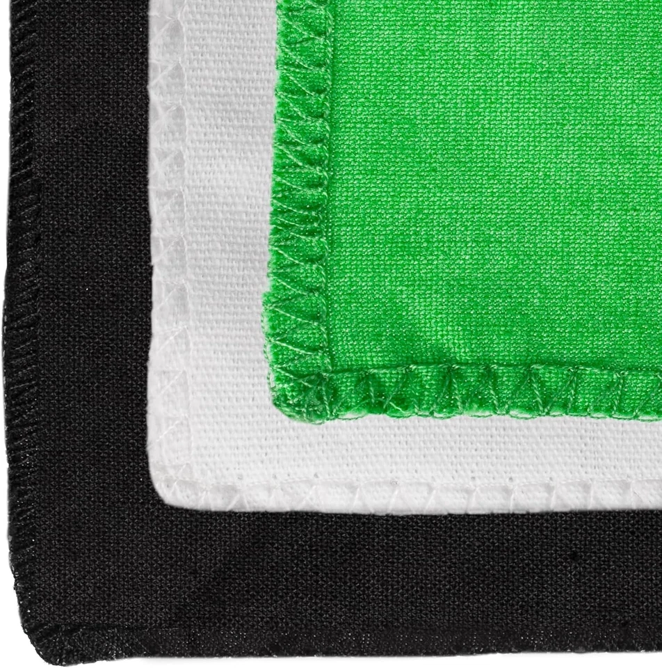 Pantalla de fondo Ravelli verde, negro, blanco 10' soportes con amortiguación de aire Foto 4 de 4