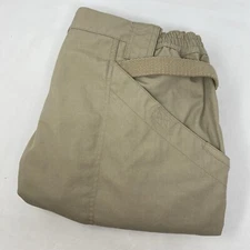 5.11 Tactical Series Men's 40 Beige Tan Flat Front Cargo Utility WorkWear Pants