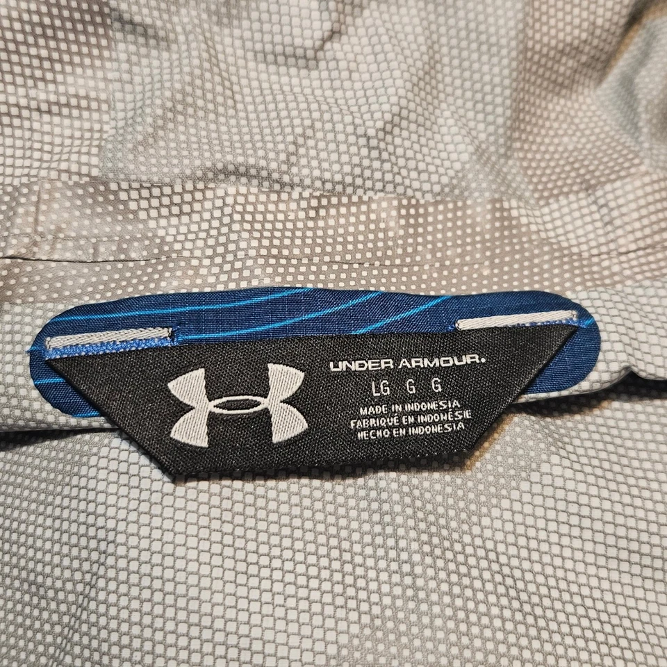 Under Armour Storm 3 Velocity Surge 防水宽松夹克 1271466 男式 L — 第 4/4 张图片