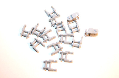 15 x LEGO   Technic chain link small chain link 3711 new light grey