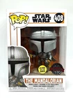 Funko Pop! Star Wars - The Mandalorian (Flying Glow) #408 GITD SE Vinyl New