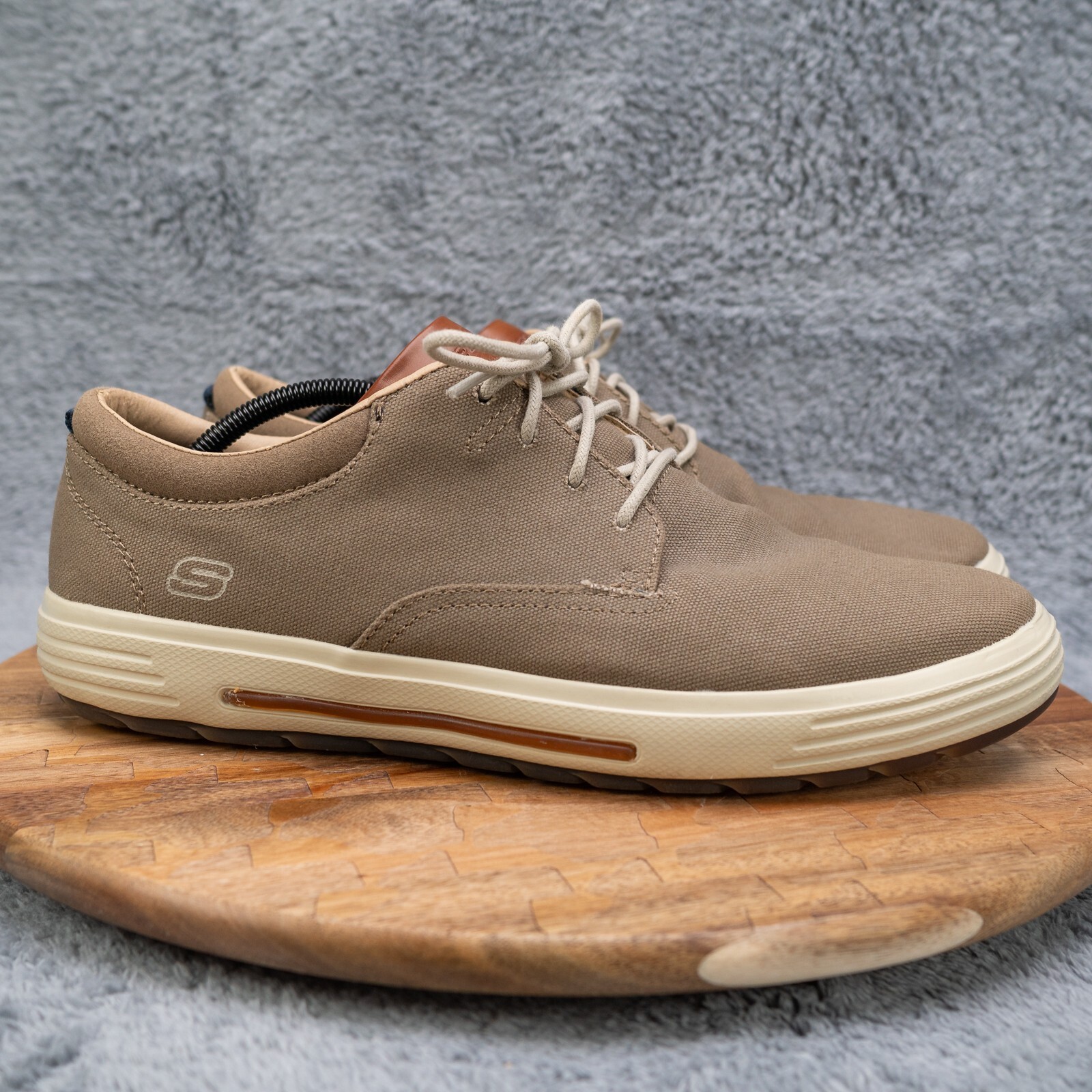 SAOLA Scarpe comode stringate Skechers Parton Wilcon Oxford marroni da uomo US 13 CHOC 65925