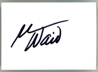 DC Comics World's Greatest Super Heroes SIGNED Signature Art Card ~ Mark Waid