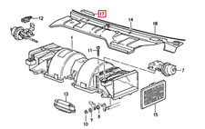 Porsche 944 Engine Cowl Trim Blower Filler Late Model 85.5 944-504-513-00
