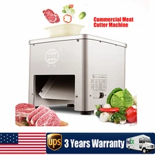 160KG  Electric Meat Cutting Cutter Machine Slicer Dicer+3.5mm Blade Commercial