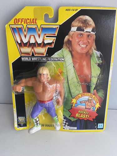 WWF Hasbro Wrestling Figure OWEN HART  1993 UNOPEN...