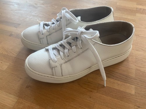 Santoni weiße Sneaker Hirschleder Gr 39 - Bild 5 von 13