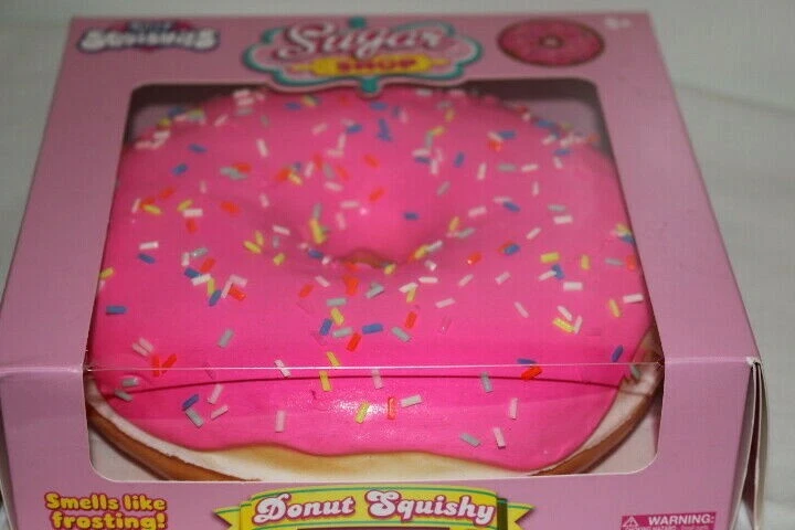 SILLY SQUISHIES SUGAR SHOP JUMBO PINK SIMPSONS DONUT SQUISHY ORIGINAL SCENTED