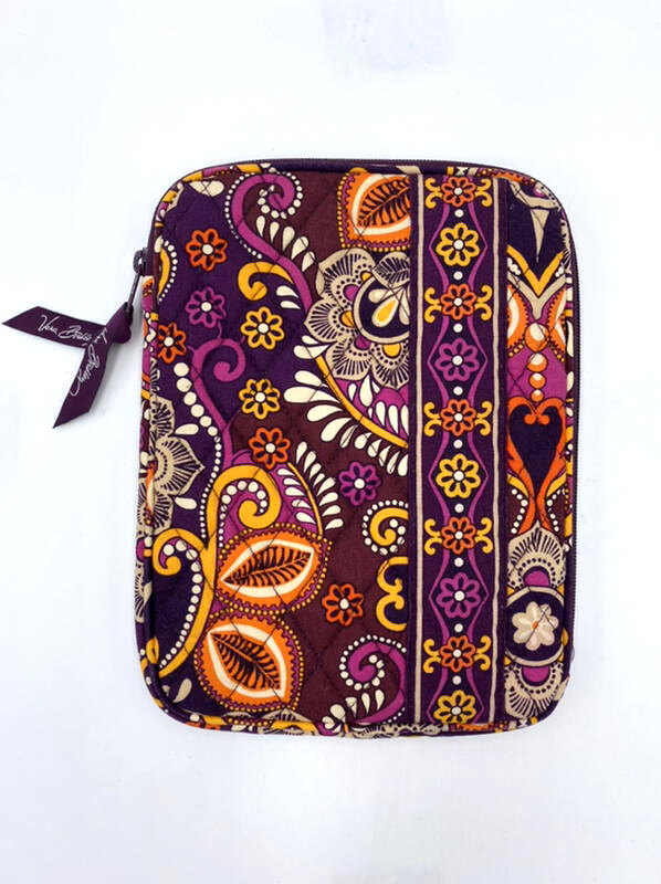 Vera Bradley Safari Sunset Mini Tablet E-Reader Sleeve Soft Case Zip Around-image