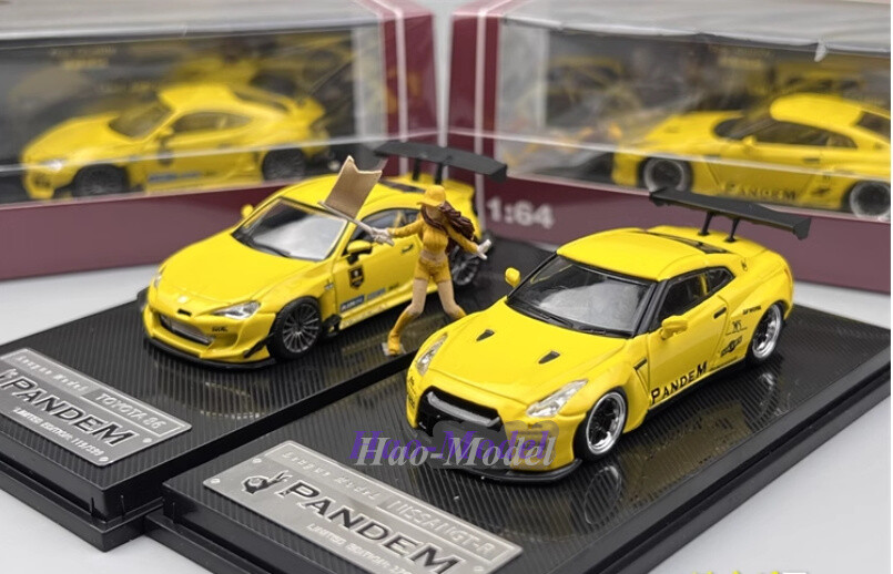 GTR 86 ミニカーセット League LM 1:64 Nissan GTR Toyota 86 Car Model Alloy Diecast Toy