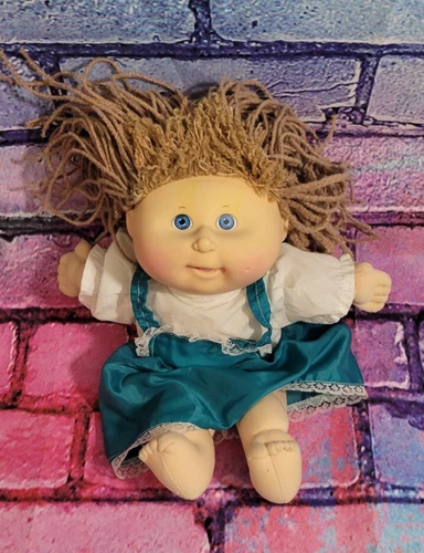 Vintage Cabbage Patch Kids Doll Crimp'n Curl 1993 12" Blue Eyes Xavier Rhodes