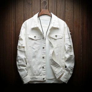 white ripped jean jacket mens
