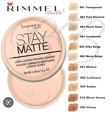 RIMMEL COMPACT PUDER STAY MATT