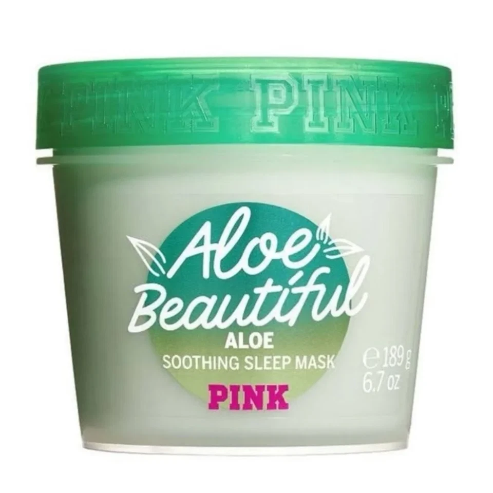 Hermosa máscara facial mega calmante para dormir Victorias Secret ROSA aloe 6,7 oz Foto 2 de 4
