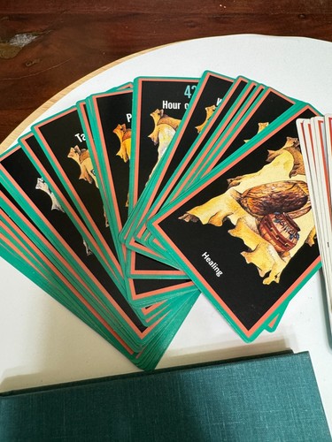 1988 MEDICINE CARDS WITH VELVET BAG AND BOOK- Sold As Is. 88 Cards Total - Picture 4 of 9