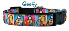 Cartoon dog collar handmade adjustable buckle collar 1" or 5/8" wide or leash