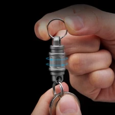 EDC Titanium Quick Release Swivel Keychain Detachable Key Ring Car Key Holder