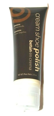 Payless Cream Smooth Leather Shoe Brown Polish 2.5 oz  Brown or Black