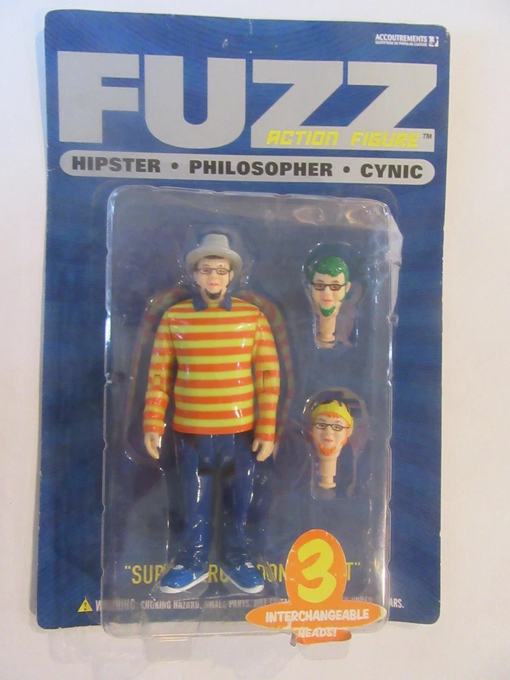 Figura de acción FUZZ de Accoutrements: Hipster Philosopher Cynic - todavía en caja Foto 3 de 4