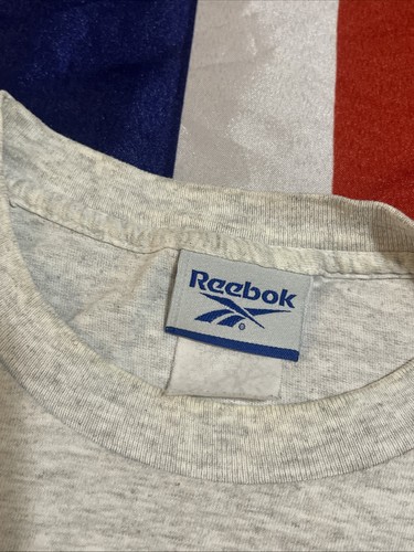 VTG Reebok Air Force Falcons Football Mens Gray L T-Shirt Single Stitch 90s NCAA - Picture 4 of 7