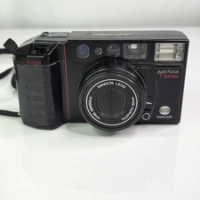 Minolta Auto Focus Tele 35mm Point Shoot Camera. PARTS ONLY. Read Comments.
