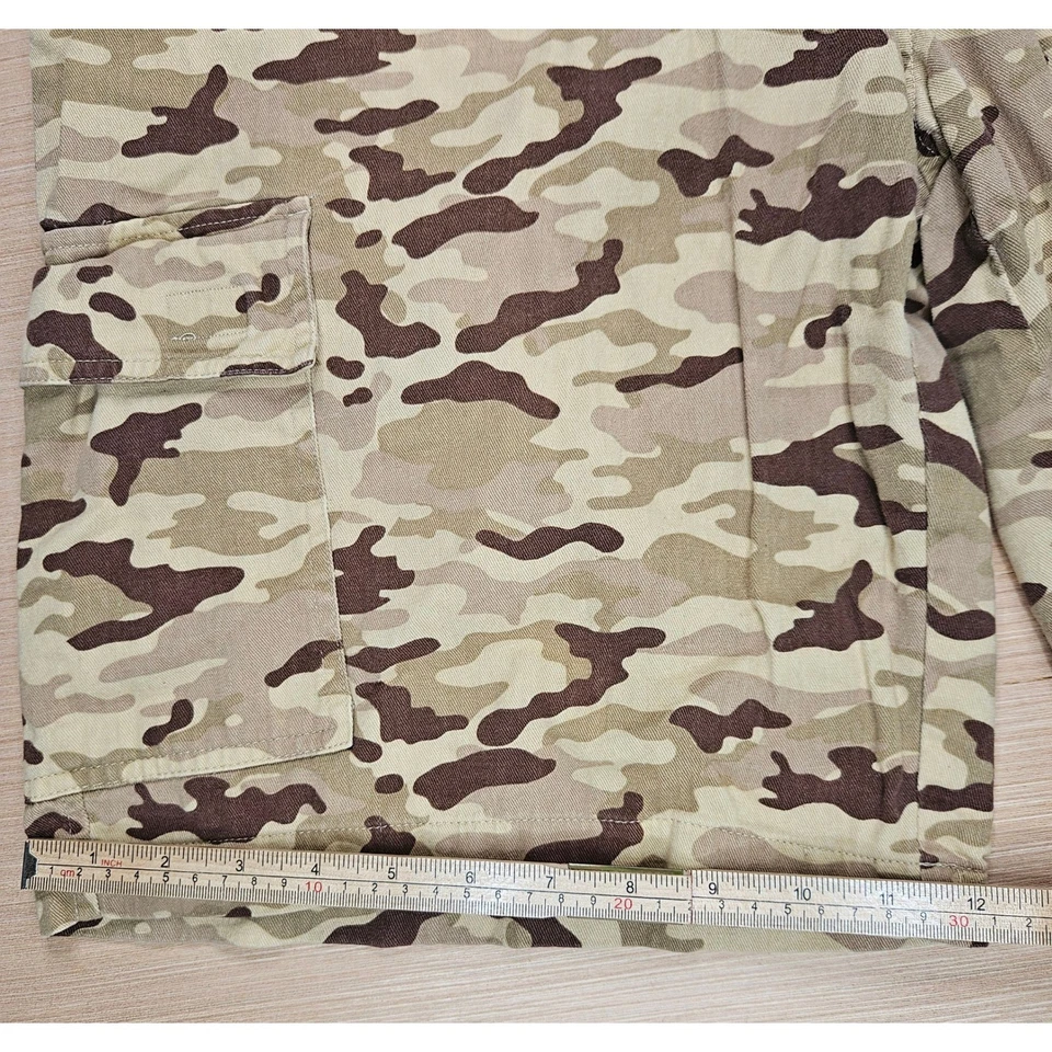 Pantalones Cortos de Carga Camuflados Para Hombres Informales Exterior Caqui Utilidad Mezcla de Algodón OT Revolution Foto 2 de 4