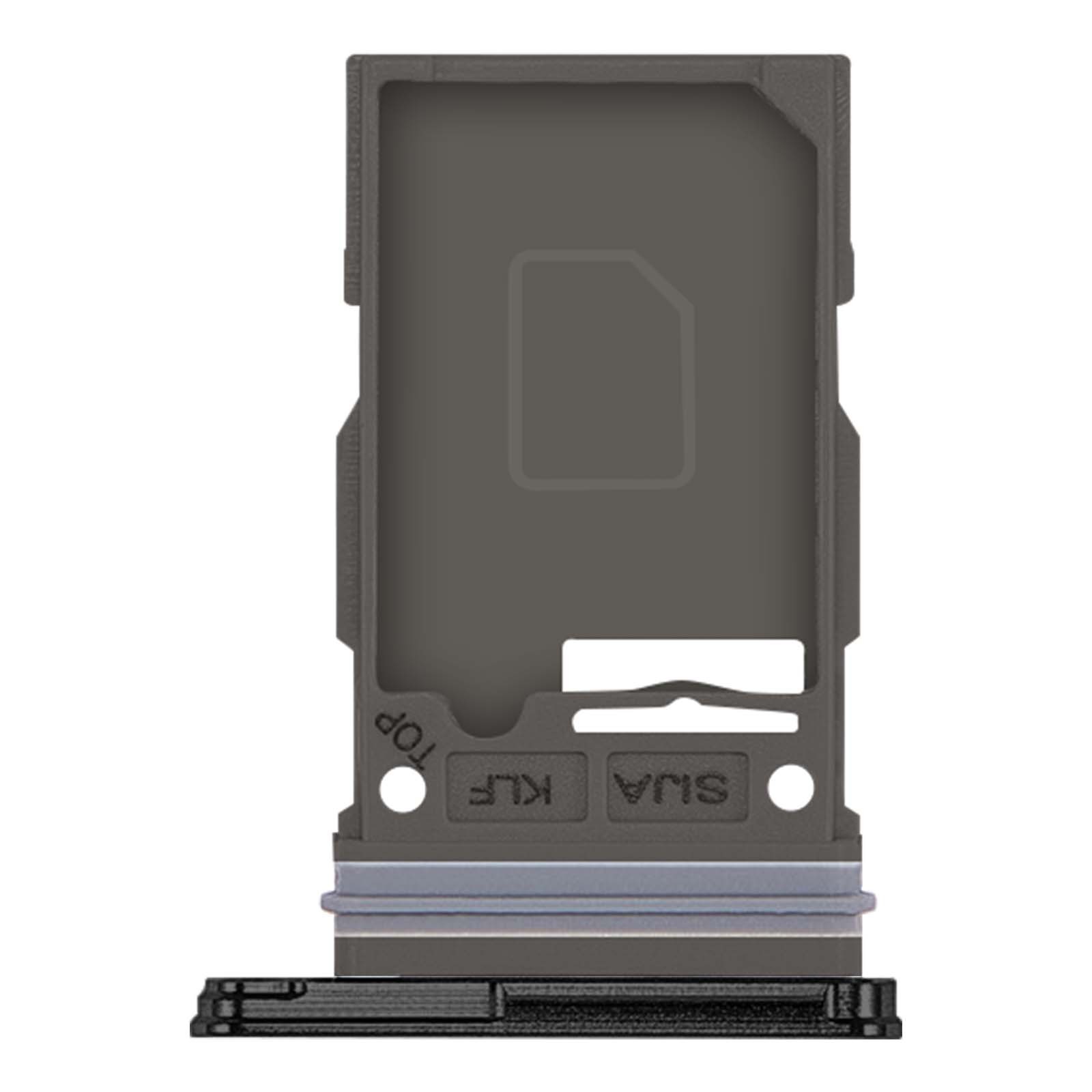 Rack SIM Galaxy S21 FE graphite : chariot carte nano SIM de rechange gris foncé