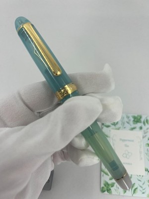 Peppermint Tea Fountain Pen NBC PLATINUM Nonble Nib F With Box New
