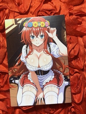 Rias Gremory HIGH SCHOOL DXD CLASSY Goddess Waifu Anime Card Floral