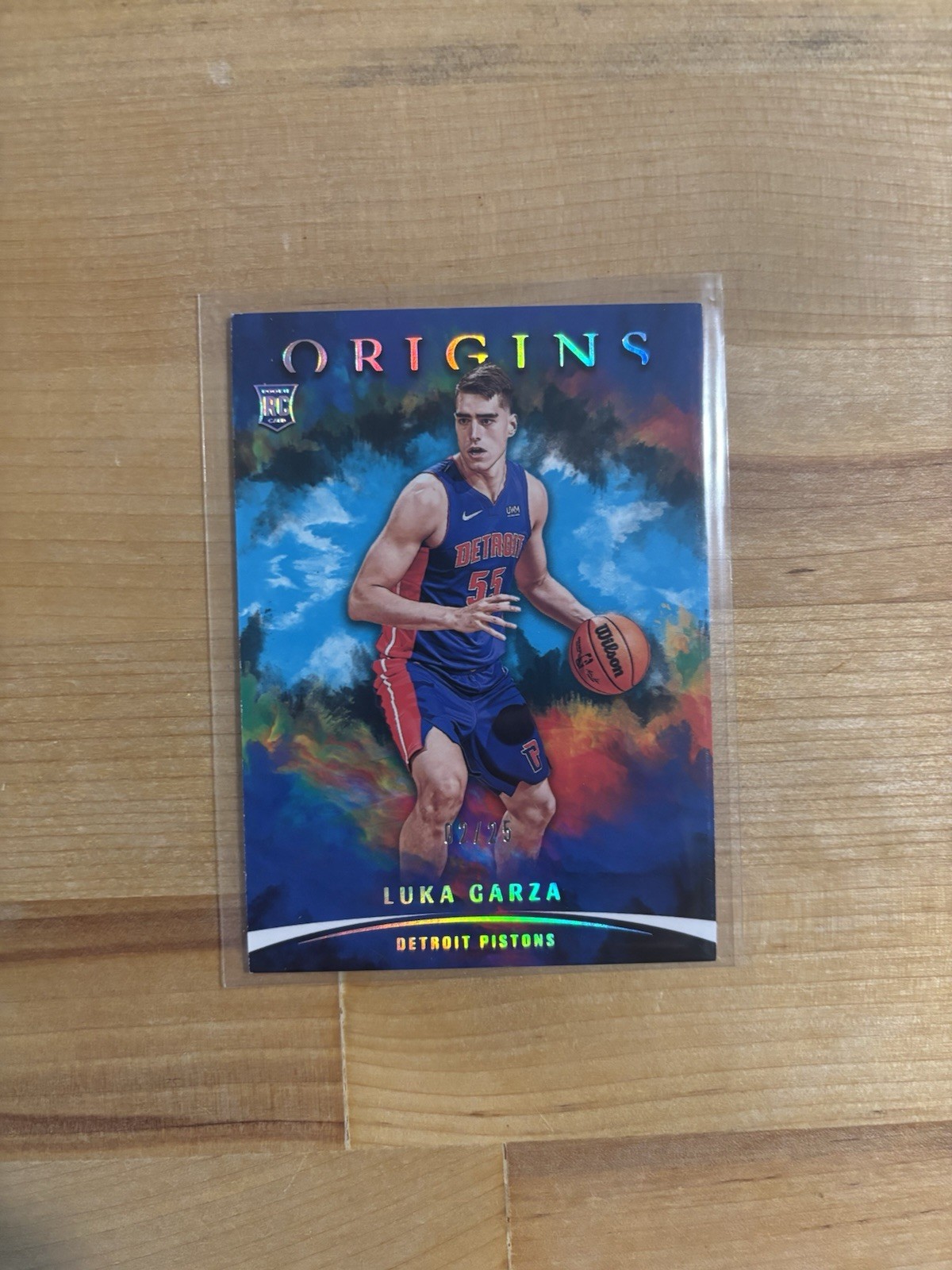 2021-22 P Luka Garza Origins Turquoise /25 #88 (RC) - Minnesota Timberwolves
