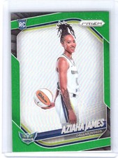 2025 Panini Prizm WNBA Aziaha James #141 Green Prizm