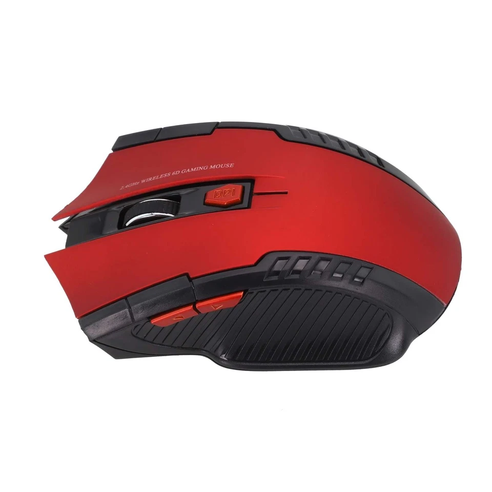 2 4GHz Wireless Gaming Mouse with 6 Buttons 1600DPI USB Effortless Navigation - Image 4 of 4