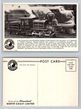 Northern Pacific Railway, MT-Montana, Minnetonka Steam Train Vintage Postcard